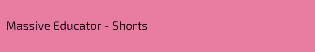 Massive Educator - Shorts